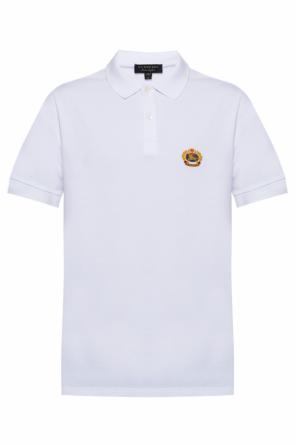 Logo-embroidered polo, zdjęcie 1 Logo-embroidered polo od Burberry